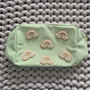 STONEY CLOVER LANE LARGE GREEN RAINBOW PATCH POUCH